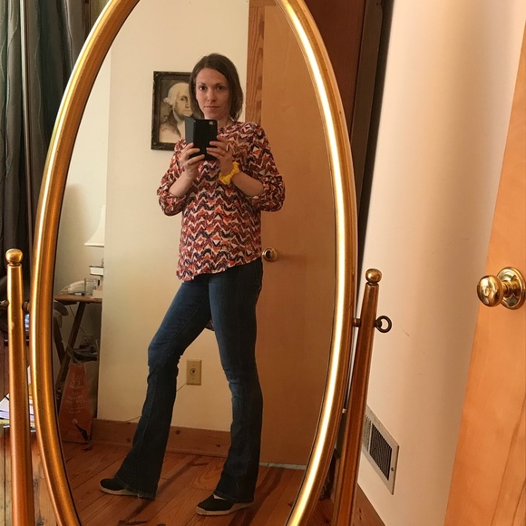 🌸5/$30🌸 Multi-colored Tunic Top EUC - Picture 10 of 13